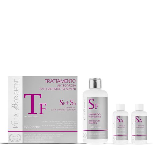 trattamento antiforfora villa borghini, linea hair care villa borghini, hair care line